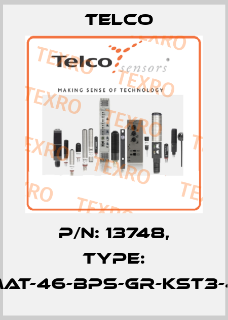 p/n: 13748, Type: Simat-46-BPS-GR-KST3-4-#1 Telco