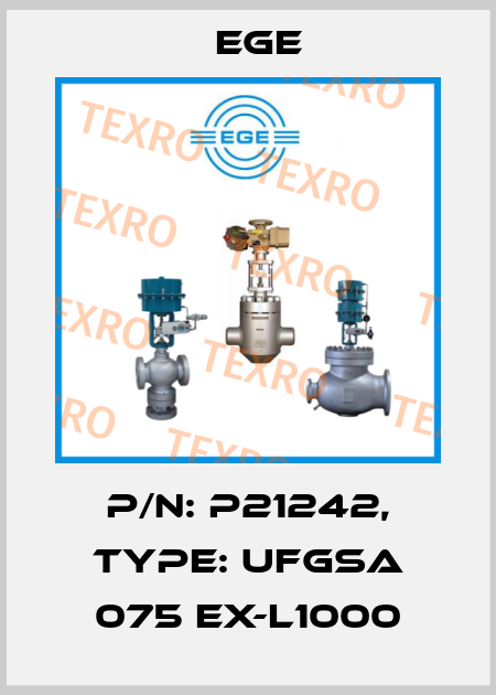 p/n: P21242, Type: UFGSa 075 Ex-L1000 Ege