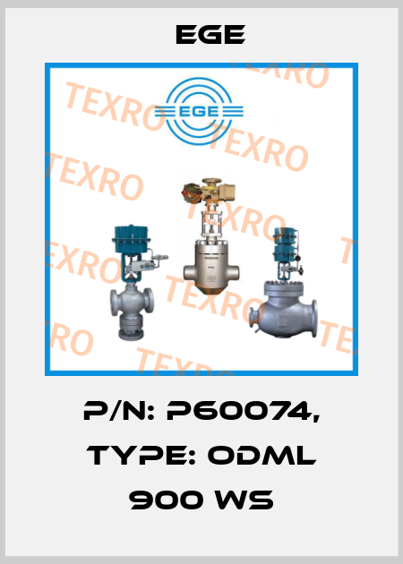 p/n: P60074, Type: ODML 900 WS Ege