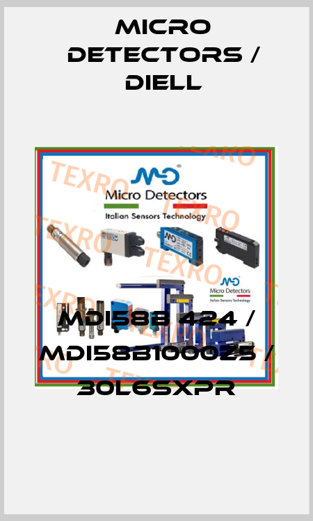 MDI58B 424 / MDI58B1000Z5 / 30L6SXPR
 Micro Detectors / Diell