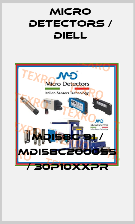 MDI58C 91 / MDI58C2000S5 / 30P10XXPR
 Micro Detectors / Diell