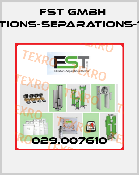 029.007610 FST GmbH Filtrations-Separations-Technik