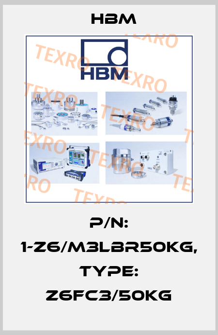 P/N: 1-Z6/M3LBR50KG, Type: Z6FC3/50kg Hbm