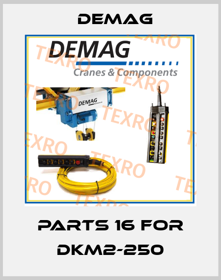 Parts 16 for DKM2-250 Demag
