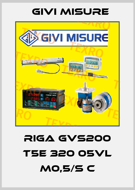RIGA GVS200 T5E 320 05VL M0,5/S C Givi Misure