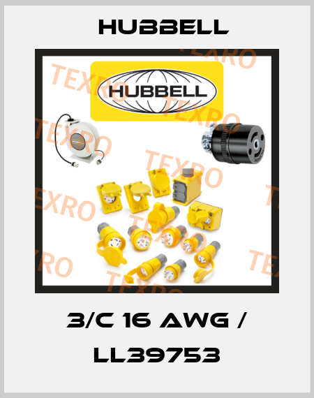 3/C 16 AWG / LL39753 Hubbell