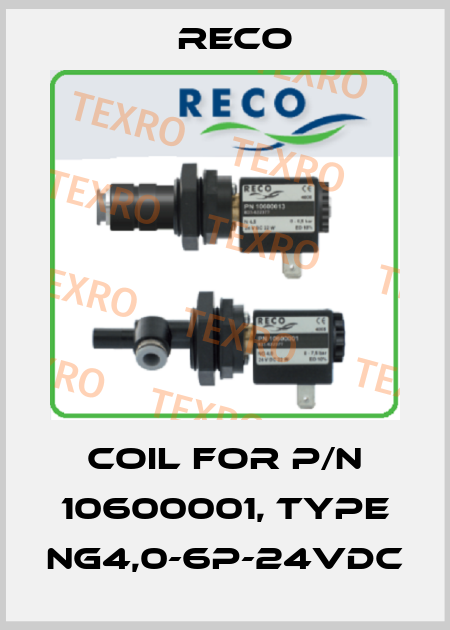 coil for p/n 10600001, type NG4,0-6P-24VDC Reco