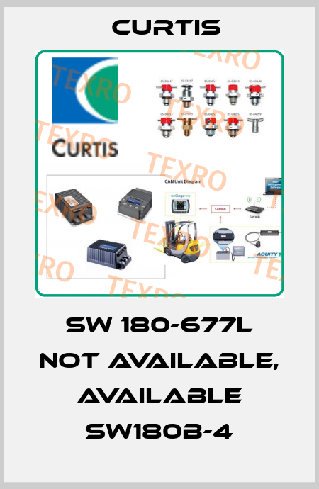 SW 180-677L not available, available SW180B-4 Curtis
