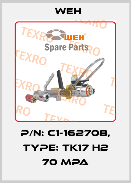 P/N: C1-162708, Type: TK17 H2 70 MPa Weh