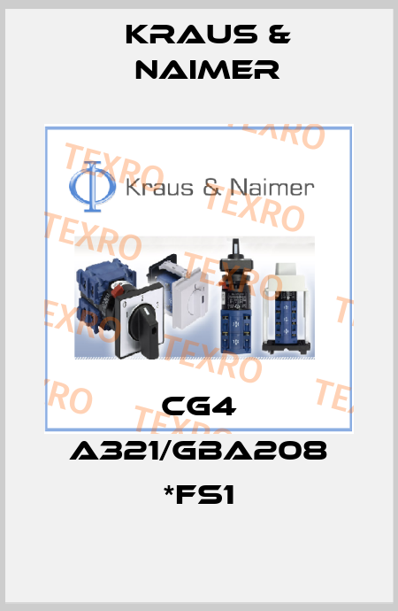 CG4 A321/GBA208 *FS1 Kraus & Naimer
