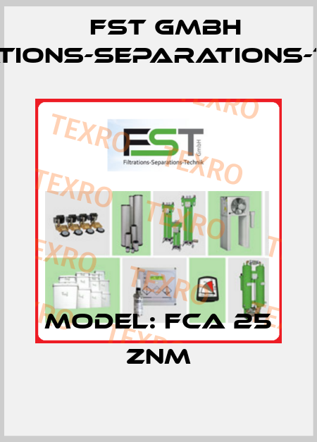 Model: FCA 25 ZNM FST GmbH Filtrations-Separations-Technik