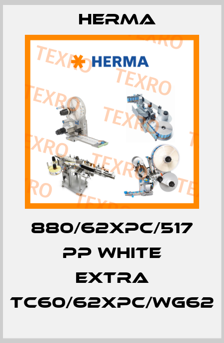 880/62Xpc/517 PP White Extra TC60/62Xpc/WG62 Herma