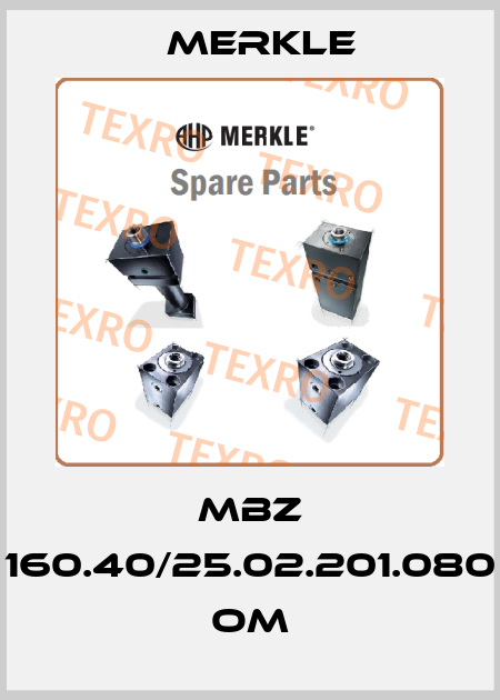 MBZ 160.40/25.02.201.080 OM Merkle