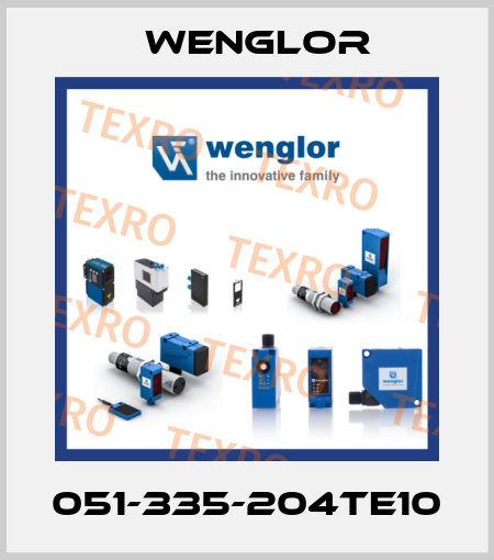 051-335-204TE10 Wenglor