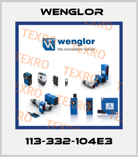 113-332-104E3 Wenglor