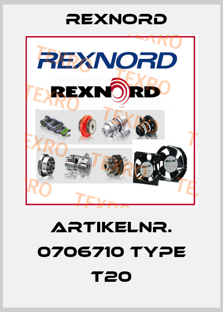 Artikelnr. 0706710 Type T20 Rexnord