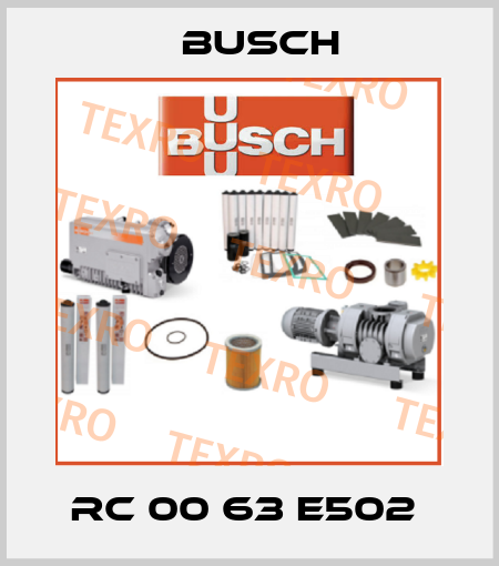 RC 00 63 E502  Busch