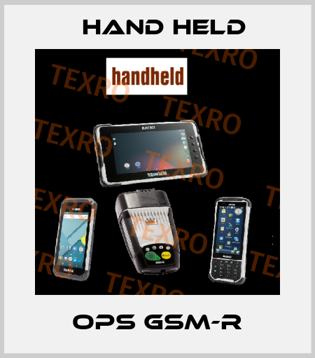 OPS GSM-R Hand held