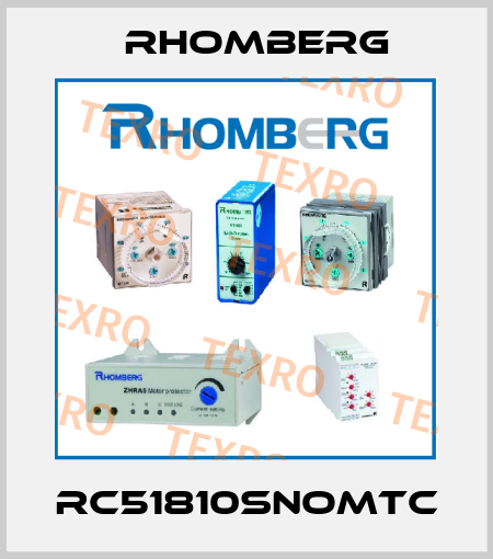 RC51810SNOMTC Rhomberg