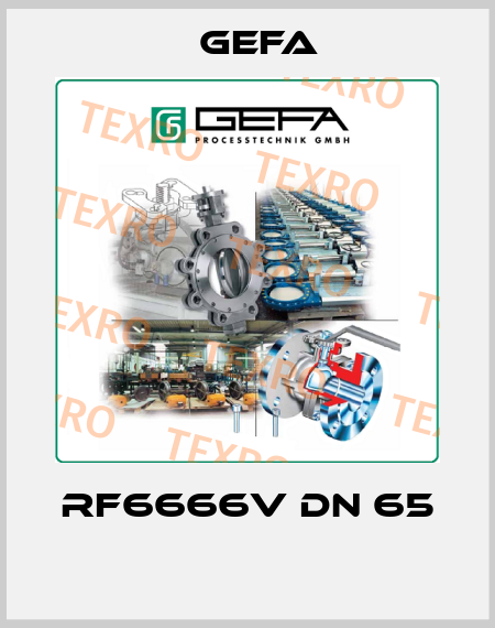 RF6666V DN 65  Gefa