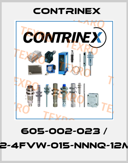 605-002-023 / S12-4FVW-015-NNNQ-12MG Contrinex