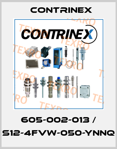 605-002-013 / S12-4FVW-050-YNNQ Contrinex