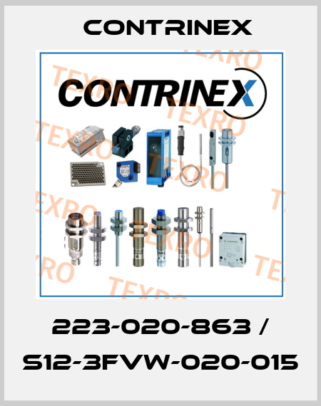 223-020-863 / S12-3FVW-020-015 Contrinex