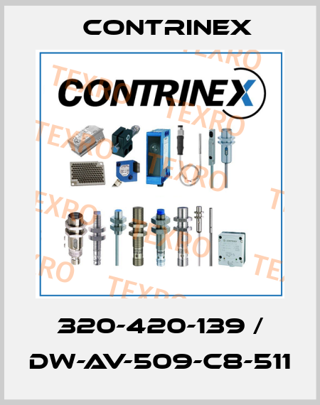 320-420-139 / DW-AV-509-C8-511 Contrinex