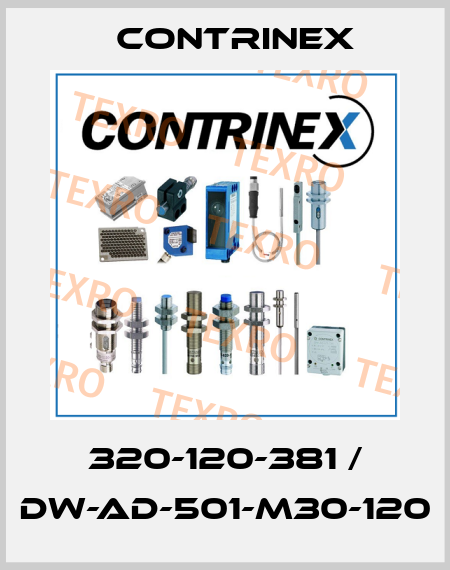 320-120-381 / DW-AD-501-M30-120 Contrinex