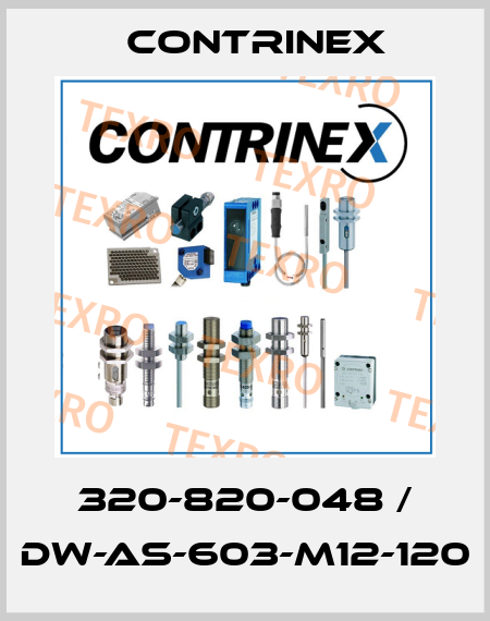 320-820-048 / DW-AS-603-M12-120 Contrinex