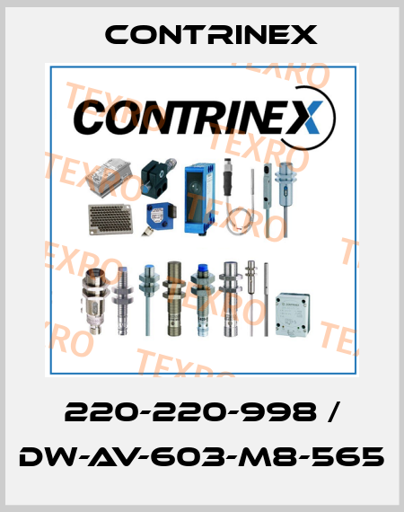 220-220-998 / DW-AV-603-M8-565 Contrinex