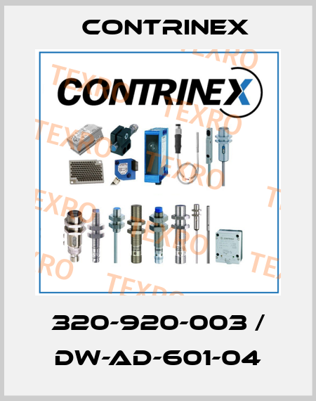 320-920-003 / DW-AD-601-04 Contrinex