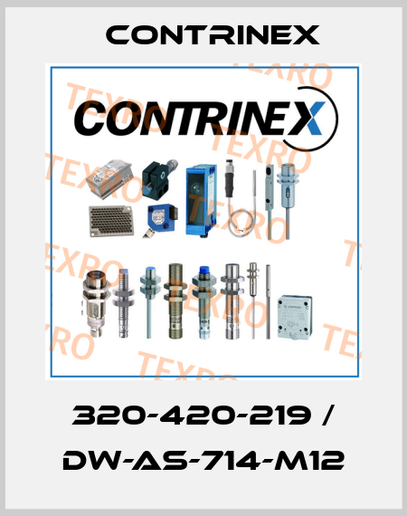 320-420-219 / DW-AS-714-M12 Contrinex