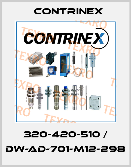 320-420-510 / DW-AD-701-M12-298 Contrinex