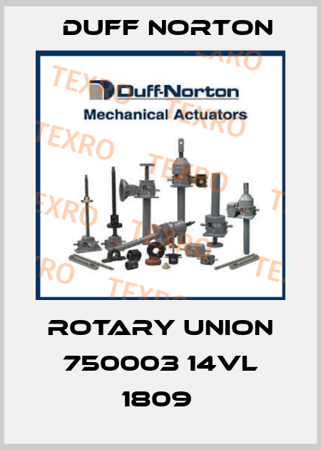 ROTARY UNION 750003 14VL 1809  Duff Norton