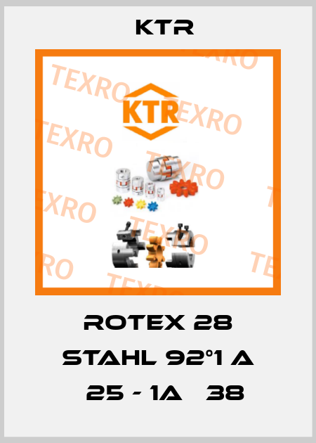 ROTEX 28 STAHL 92°1 A ∅25 - 1A ∅38 KTR