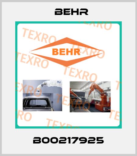 B00217925 Behr
