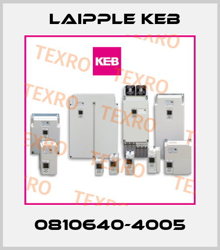 0810640-4005 LAIPPLE KEB