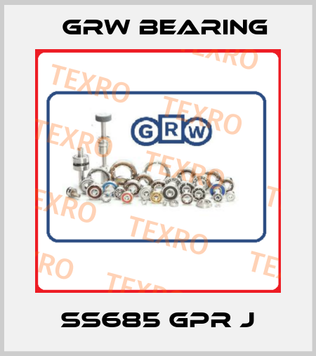SS685 GPR J GRW Bearing
