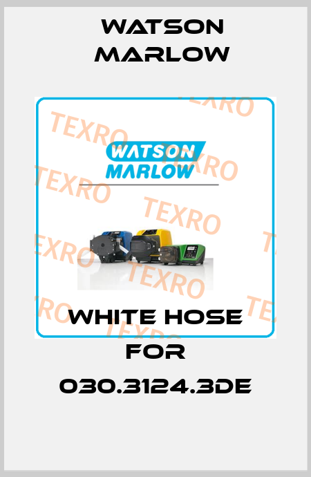 white hose for 030.3124.3DE Watson Marlow