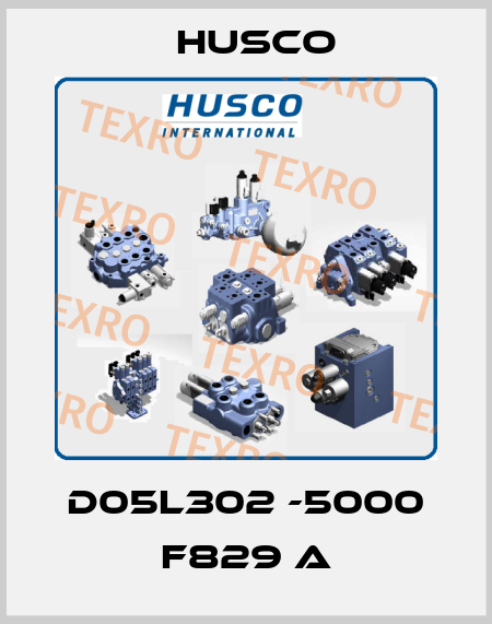 D05L302 -5000 F829 A Husco