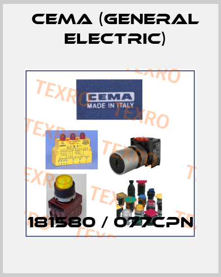 181580 / 077CPN Cema (General Electric)