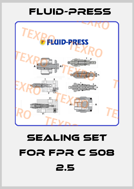 sealing set for FPR C S08 2.5  Fluid-Press