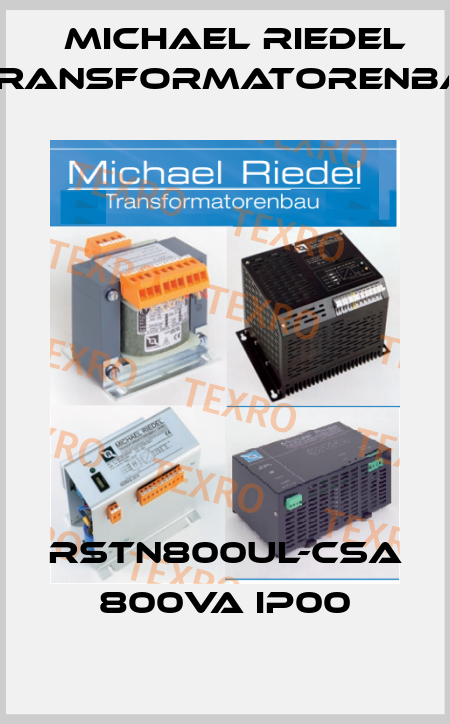 RSTN800UL-CSA 800VA IP00 Michael Riedel Transformatorenbau