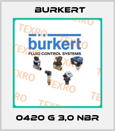0420 G 3,0 NBR Burkert