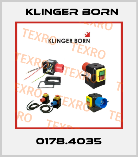 0178.4035 Klinger Born