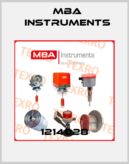 1214028 MBA Instruments