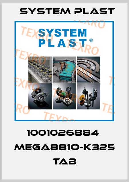 1001026884  Mega881O-K325 TAB System Plast