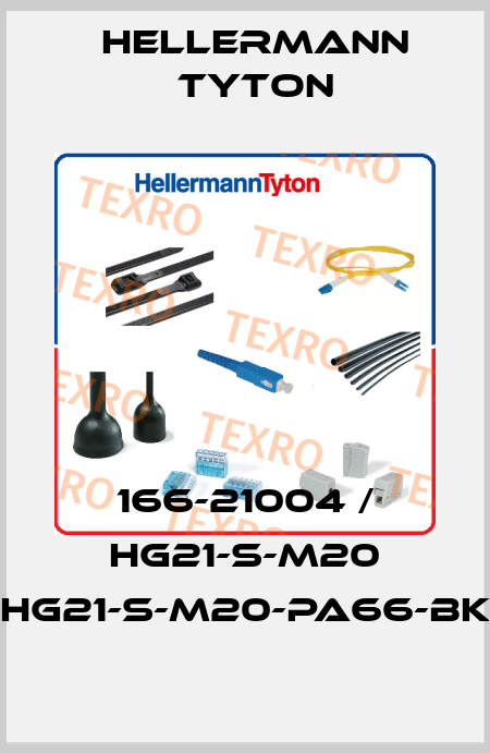 166-21004 / HG21-S-M20 (HG21-S-M20-PA66-BK) Hellermann Tyton
