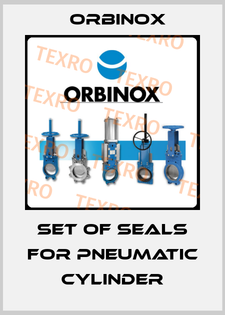 Set of seals for pneumatic cylinder Orbinox